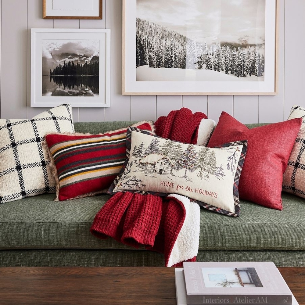 Pottery Barn Chenille Waffle Sherpa Back Throw  50"×60"